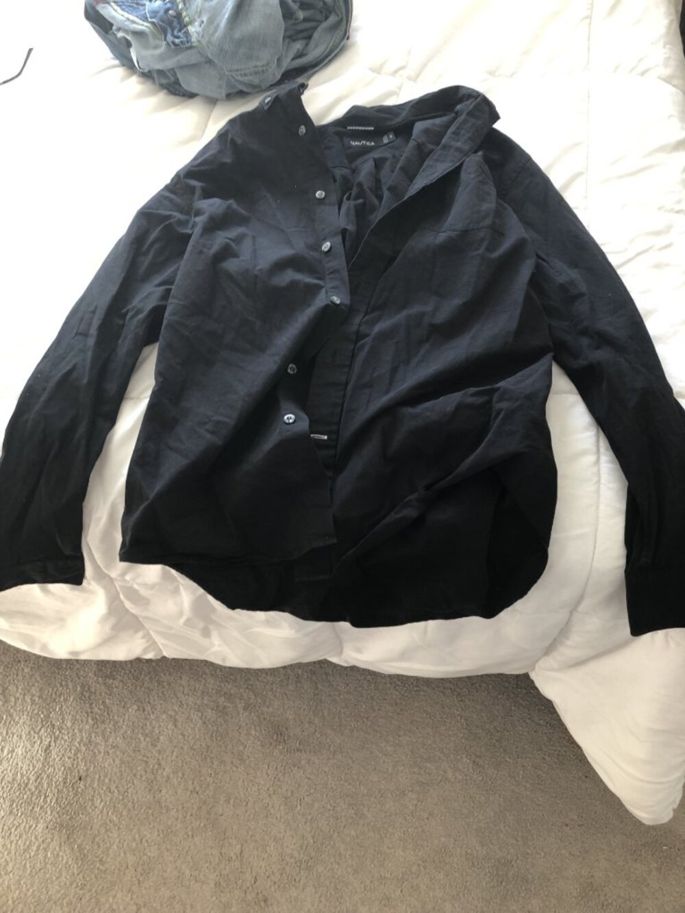 Nautica Black dress shirt